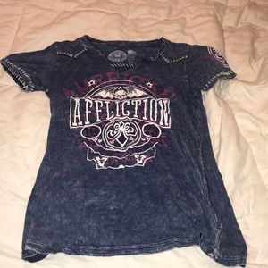 Affliction v neck
